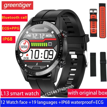 L13 Smart Watch Men ECG+PPG IP68 Bluetooth Smartwatch Blood Pressure Heart Rate Fitness Tracker Men Smartwatch VS L11 L9 L7
L13 Smart Watch Men ECG+PPG IP68 Bluetooth Smartwatch Blood Pressure Heart Rate Fitness Tracker Men Smartwatch VS L11 L9 L7