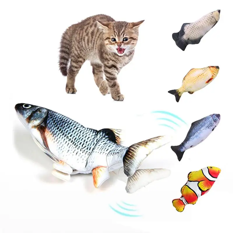 30cm Soft Fish Plush Toy Simulation Electric Fish Doll Muzzles Hand Washable Fish Gift Cat Wagging Fish Interactive Toys
30cm Soft Fish Plush Toy Simulation Electric Fish Doll Muzzles Hand Washable Fish Gift Cat Wagging Fish Interactive Toys