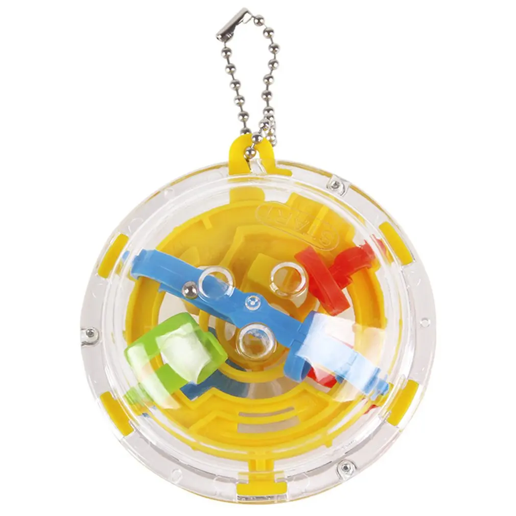 36 Barriers Mini 3D Spherical Labyrinth Magic Maze Ball Puzzle Toy Keyring Chain Rotating Kid Toys Key Chain
36 Barriers Mini 3D Spherical Labyrinth Magic Maze Ball Puzzle Toy Keyring Chain Rotating Kid Toys Key Chain