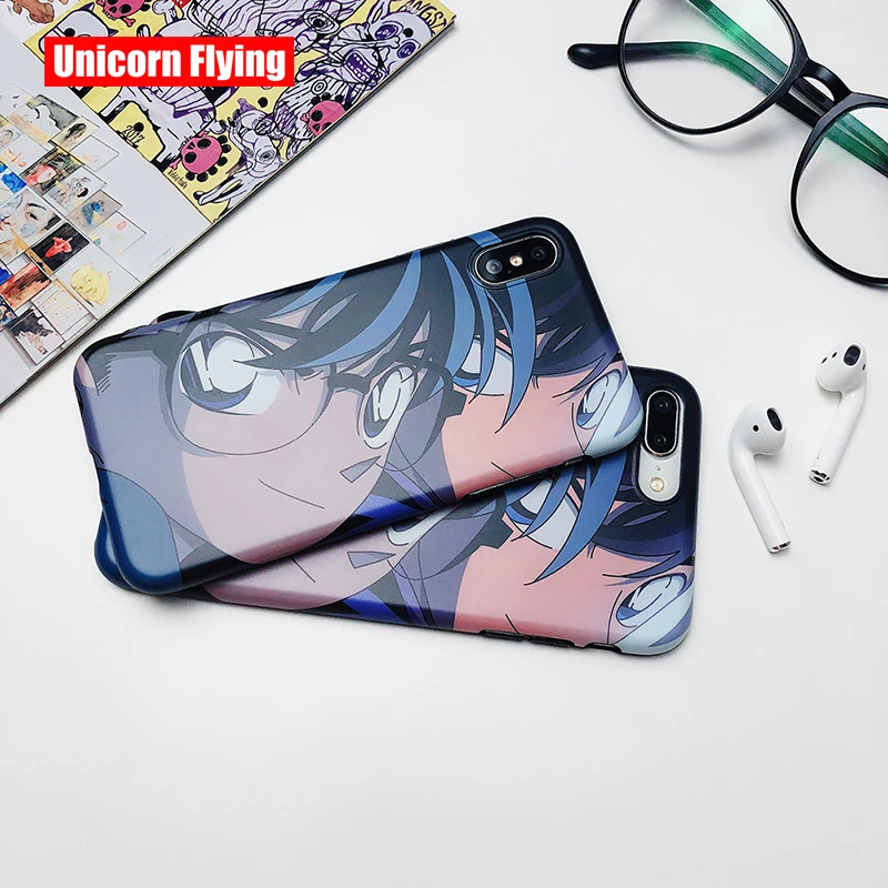 LinXiang Japanese Anime Detective Conan Edogawa Kudou Shinichi Phone Case Back Cover For iphone 6 6s 7 8 Plus X XS Max XR
LinXiang Japanese Anime Detective Conan Edogawa Kudou Shinichi Phone Case Back Cover For iphone 6 6s 7 8 Plus X XS Max XR