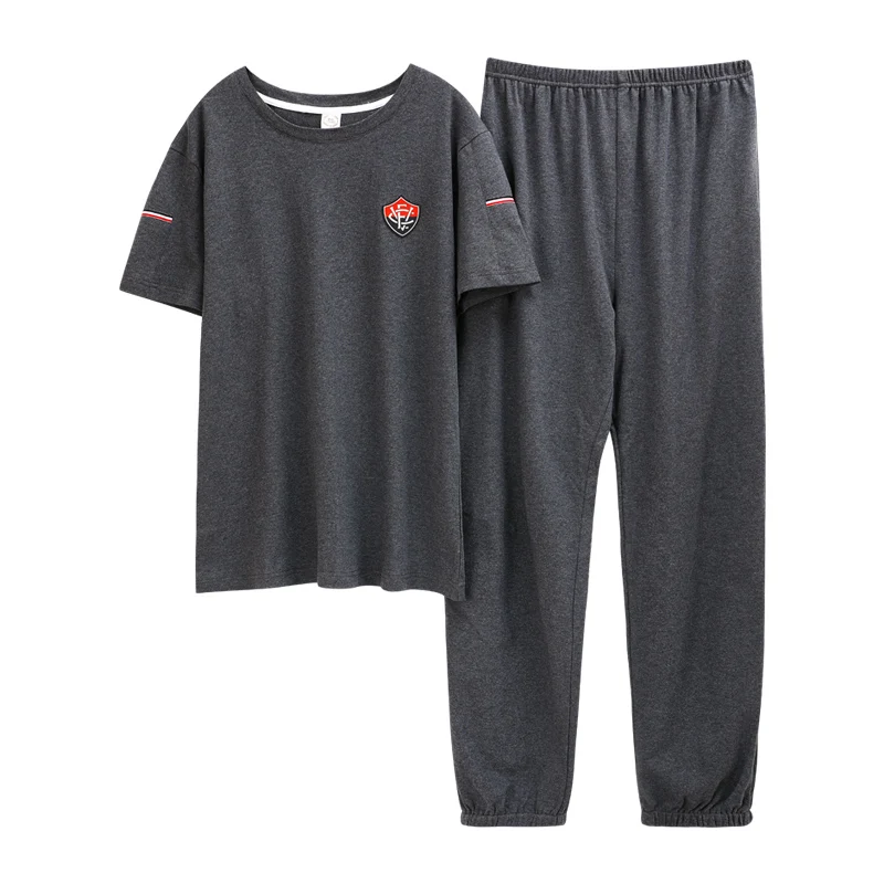 Pajamas Set Fashion Style New Casual Style Chinese Pajamas Homesuit Homeclothes Short Sleeve Long Pants Sleepwear Pijama Mans
Pajamas Set Fashion Style New Casual Style Chinese Pajamas Homesuit Homeclothes Short Sleeve Long Pants Sleepwear Pijama Mans