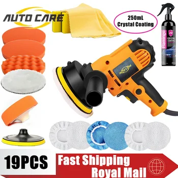 600W Polishing Machine 220V 5inch Electric Car Polisher Machine Polish Tool Sander Buffer Accessiors With 250ml Ceramic Coating
600W Polishing Machine 220V 5inch Electric Car Polisher Machine Polish Tool Sander Buffer Accessiors With 250ml Ceramic Coating