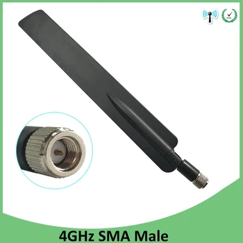 

10pcs 3G 4G LTE Antenna SMA male Connector 10DBI Antenne 698~960MHz /1710~2690MHz For Huawei Wireless Router modem repeater