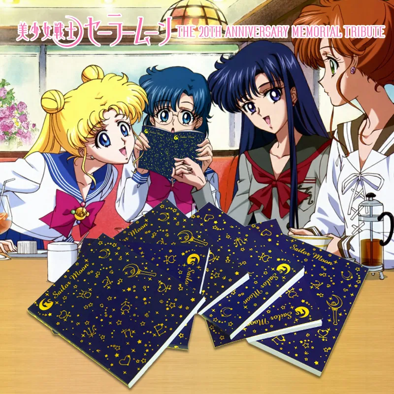 Anime Sailor Moon Logo Crystal Memo 20th Tsukino Usagi Diary Cosplay Notebook Cartoon Journal Book Gifts
Anime Sailor Moon Logo Crystal Memo 20th Tsukino Usagi Diary Cosplay Notebook Cartoon Journal Book Gifts