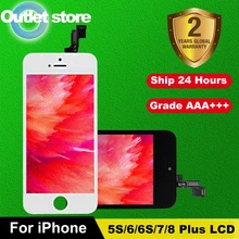 ECRAN LCD De Qualité supérieure Pour iPhone 5S SE 6 6S 7 8 Plus Remplacement De L'écran Tactile pour iPhone X XR XS 11 PRO MAX D'affichage À CRISTAUX LIQUIDES=