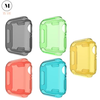 360 All-Around protector case Cover For Apple Watch 40mm 44mm Screen Protector TPU Protection Cover Bumper for iWatch serie 4/5
360 All-Around protector case Cover For Apple Watch 40mm 44mm Screen Protector TPU Protection Cover Bumper for iWatch serie 4/5