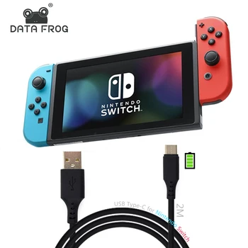 Data Frog Newest 1M/2M Charging Extension Cable For Nintendo Switch Type C USB Power Supply Data Transfer Cables
Data Frog Newest 1M/2M Charging Extension Cable For Nintendo Switch Type C USB Power Supply Data Transfer Cables