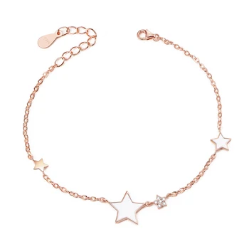 1pc 925 Sterling Silver Link Bracelet, with Micro Pave AAA Cubic Zirconia and Enamel Star
1pc 925 Sterling Silver Link Bracelet, with Micro Pave AAA Cubic Zirconia and Enamel Star