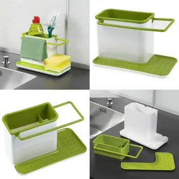 Kitchen Sponge Drainage Rack Multi-function Dishes From The Drain Slot Storage Rack Tableware Towel Rack Kitchen Cleaning
Kitchen Sponge Drainage Rack Multi-function Dishes From The Drain Slot Storage Rack Tableware Towel Rack Kitchen Cleaning