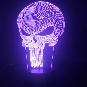 3D Lamp Anti-hero Skull Punisher Frank Castle Bluetooth Speaker Base Decoration Dropship for Children Usb Led Night Light Lamp
3D Lamp Anti-hero Skull Punisher Frank Castle Bluetooth Speaker Base Decoration Dropship for Children Usb Led Night Light Lamp