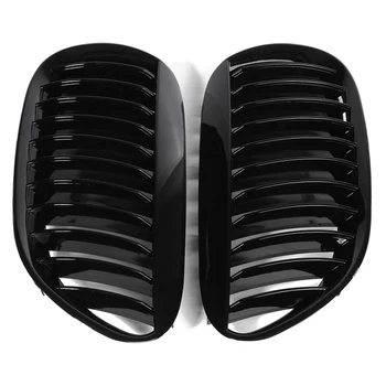 New Pair Gloss Black Front Grilles R&L for BMW E63/E64 M6 650Ci 645Ci 2005 2006 2007 2008 2009 2010
New Pair Gloss Black Front Grilles R&L for BMW E63/E64 M6 650Ci 645Ci 2005 2006 2007 2008 2009 2010