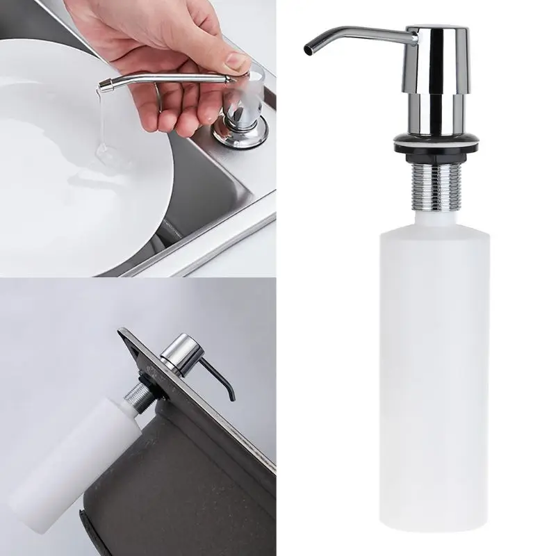 300ml Soap Dispenser Built-In Installation Lotion Pump Liquid Detergent Organizer Plastic Sanitizer Container
300ml Soap Dispenser Built-In Installation Lotion Pump Liquid Detergent Organizer Plastic Sanitizer Container