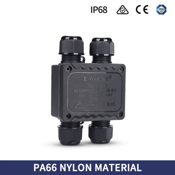 Black Junction Box 2 3 4 5 6 Way 5-14mm Electrical Waterproof Wire Connector for Outdoor Lighting Power IP68 Cable Connectors 
Black Junction Box 2 3 4 5 6 Way 5-14mm Electrical Waterproof Wire Connector for Outdoor Lighting Power IP68 Cable Connectors