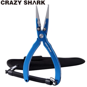 CrazyShark Aluminium Fishing Pliers Split Ring Cutters Fish Scissors Multifunctional Hook Remover Line Cutter Tools blue 16cm
CrazyShark Aluminium Fishing Pliers Split Ring Cutters Fish Scissors Multifunctional Hook Remover Line Cutter Tools blue 16cm