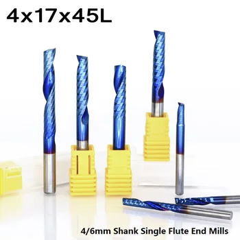 Nylon End mill PVC Cutting Tools 4/6mm Shank Nano blue coating Router Bit
Nylon End mill PVC Cutting Tools 4/6mm Shank Nano blue coating Router Bit