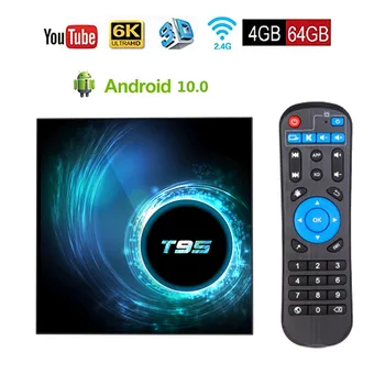 T95 H616 Smart TV Box Android 10 4GB RAM 32GB 64GB Netflix HD 6K Quad Core 1080P Android TV Box Wifi Media Player Set Top Box
T95 H616 Smart TV Box Android 10 4GB RAM 32GB 64GB Netflix HD 6K Quad Core 1080P Android TV Box Wifi Media Player Set Top Box