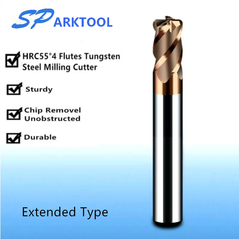 HRC55 Corner Rounding Carbide end mill Alloy Coating Tungsten Steel Cutting Tool 4Flutes Milling Cutter CNC maching End mill
HRC55 Corner Rounding Carbide end mill Alloy Coating Tungsten Steel Cutting Tool 4Flutes Milling Cutter CNC maching End mill