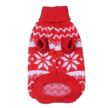 Winter Autumn Christmas Costume Fashion Soft Snow Flower Cute Outfits Warm Doggie Dog Sweater Pet Clothing Gift Puppy
Winter Autumn Christmas Costume Fashion Soft Snow Flower Cute Outfits Warm Doggie Dog Sweater Pet Clothing Gift Puppy