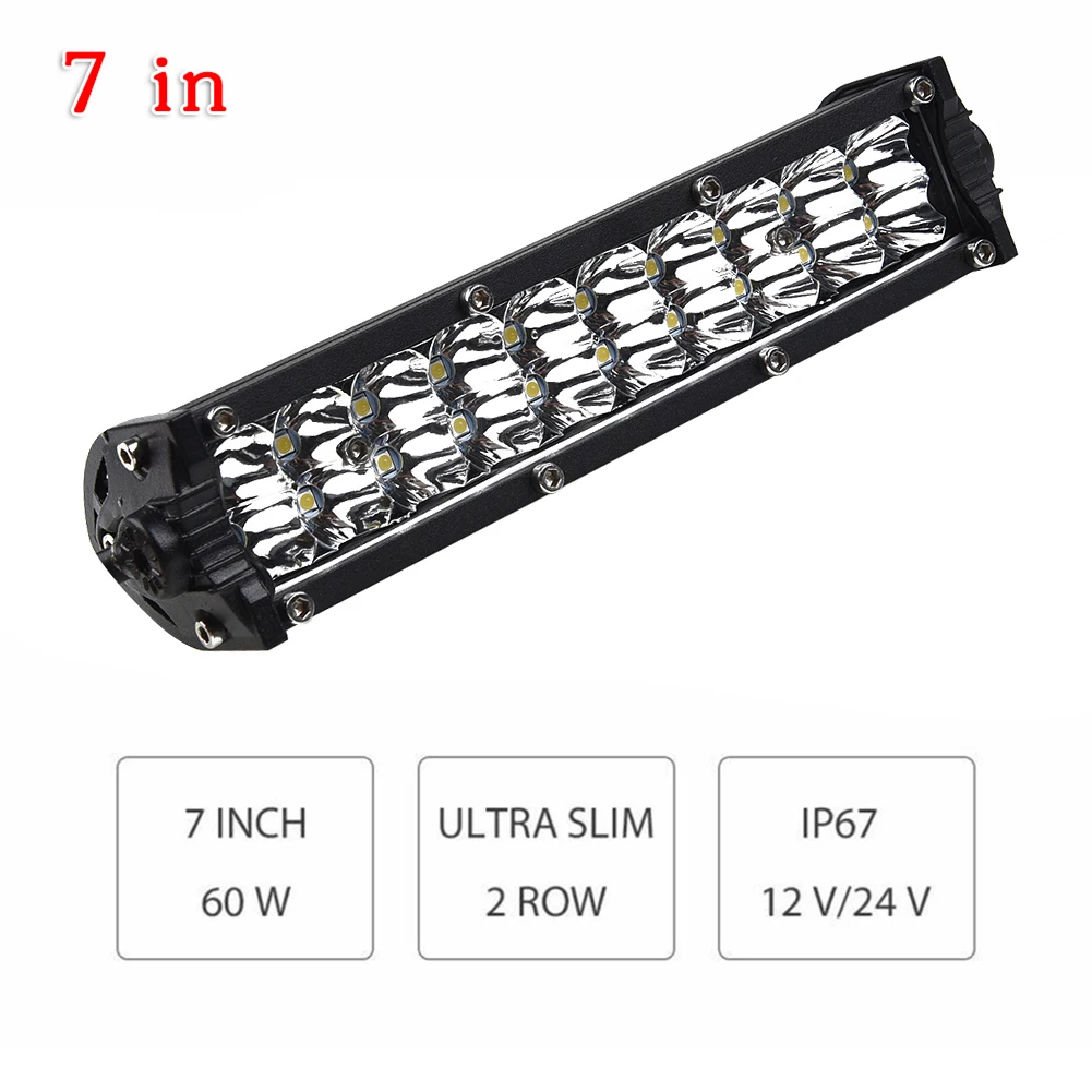 Durable New LED Light Bar Truck Waterproof White 12V 6000K Auto Combination Double Dual Row Dustproof Shockproof
Durable New LED Light Bar Truck Waterproof White 12V 6000K Auto Combination Double Dual Row Dustproof Shockproof