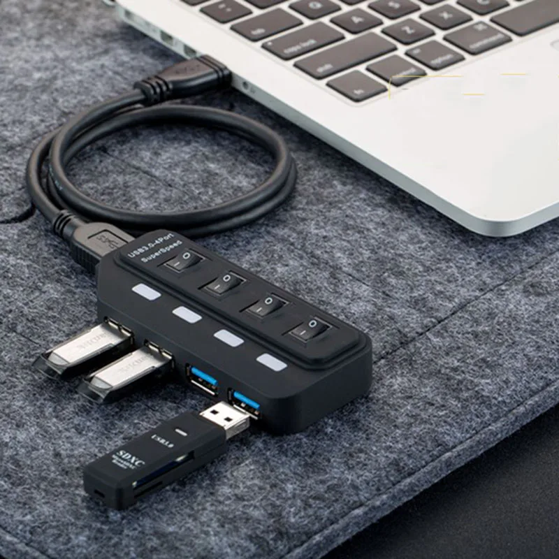 Hub USB 3.0 Hub USB Splitter High Speed 4/7 Port All In One For PC Windows Computer PC Accessories
Hub USB 3.0 Hub USB Splitter High Speed 4/7 Port All In One For PC Windows Computer PC Accessories