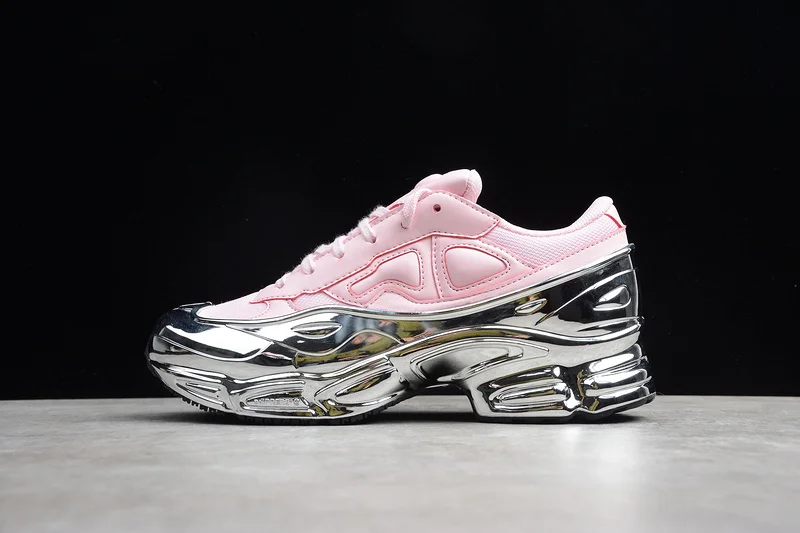 raf simons shoes pink and silver