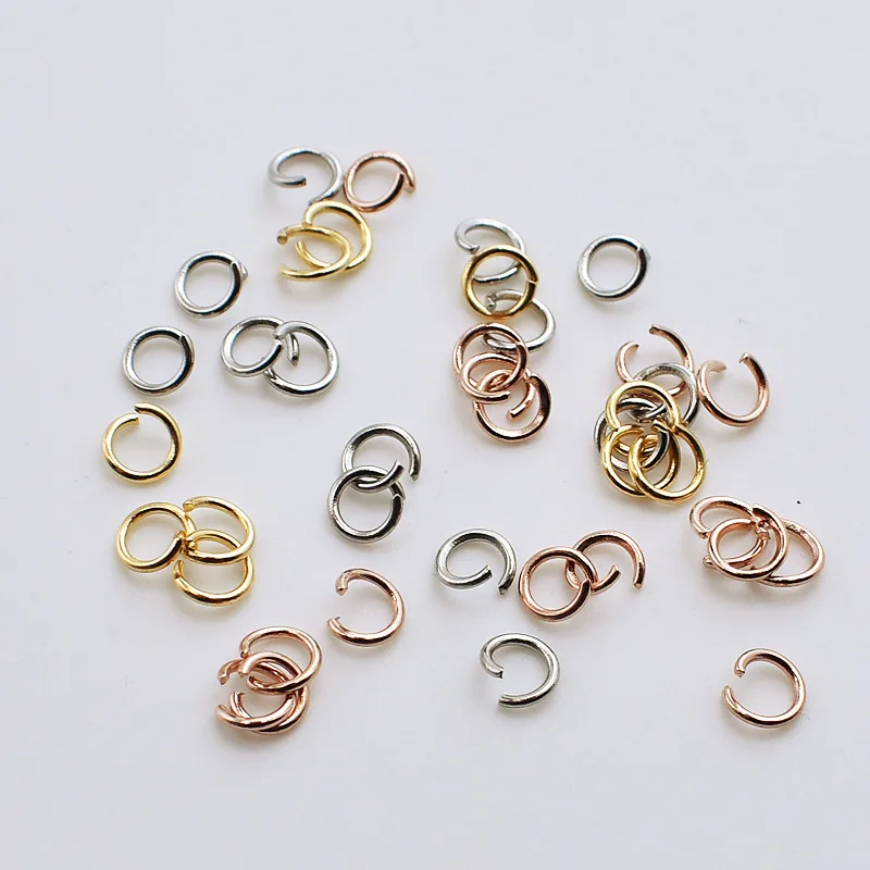 200pcs/lot Stainless Steel Open Jump Rings 3/4/5/6mm Gold Rose Gold Rhodium Split Rings Connectors for DIY Jewelry Making 
200pcs/lot Stainless Steel Open Jump Rings 3/4/5/6mm Gold Rose Gold Rhodium Split Rings Connectors for DIY Jewelry Making