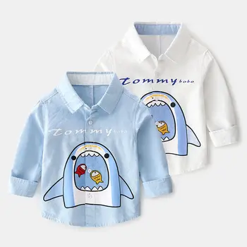 Kids Boys Shirts 2019 Autumn Long Sleeve Toddler Shirts For Boys Cotton Fashion Brand Baby Boy Tops Children Shirts 2-10 years 
Kids Boys Shirts 2019 Autumn Long Sleeve Toddler Shirts For Boys Cotton Fashion Brand Baby Boy Tops Children Shirts 2-10 years