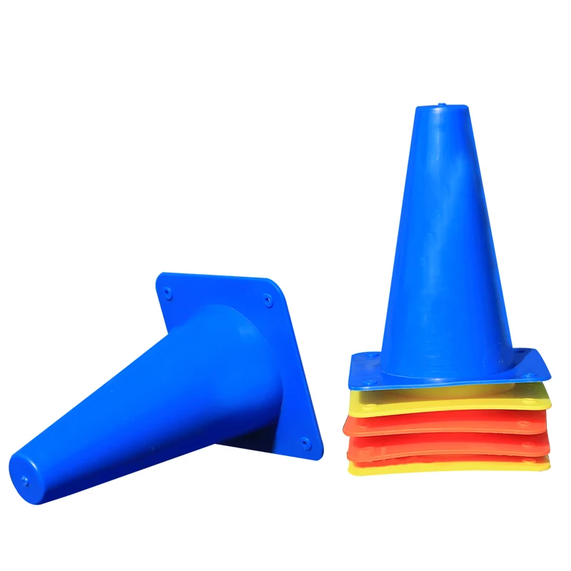 

10 pcs 15 cm soccer training marker cone Factory wholesale high quality football speed training barrels