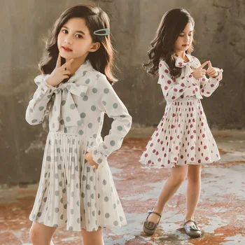 2020 Spring Autumn Kids Clothing Big Girl Boutique Chiffon Dresses Fashion Polka Dot Dress for Girls Age 4 5 6 7 8 9 10 11 12 13
2020 Spring Autumn Kids Clothing Big Girl Boutique Chiffon Dresses Fashion Polka Dot Dress for Girls Age 4 5 6 7 8 9 10 11 12 13