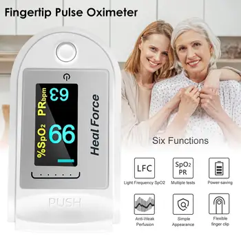 Fingertip Pulse Oximeter Heart Rate SPO2 Monitor Blood Oxygen Meter Sensor with LED Display Blood Oxygen Saturation Monitor
Fingertip Pulse Oximeter Heart Rate SPO2 Monitor Blood Oxygen Meter Sensor with LED Display Blood Oxygen Saturation Monitor