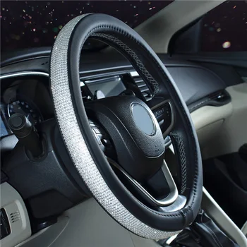 Universal Car Steering Wheel Cover Decor Imitation Leather Bling Rhinestone Diamond Girl Lady For Four Seasons
Universal Car Steering Wheel Cover Decor Imitation Leather Bling Rhinestone Diamond Girl Lady For Four Seasons