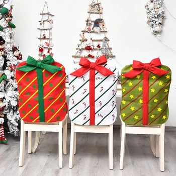 Christmas Chair Cover Bow Gift Package Chair Back Cover Christmas Decoration Home Seat Back Cover Home Decoration
Christmas Chair Cover Bow Gift Package Chair Back Cover Christmas Decoration Home Seat Back Cover Home Decoration