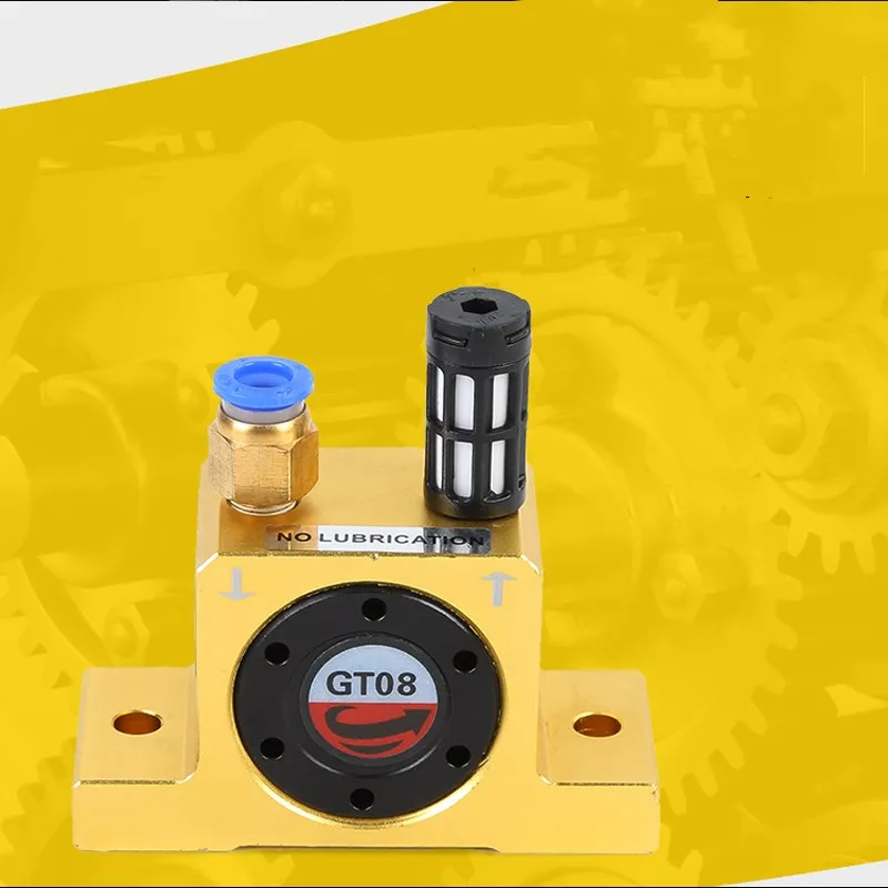 

Free Shipping G1/4" Industrial New GT Series Pneumatic Gear Vibrators Golden GT-13 free ship