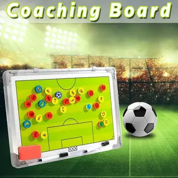 Tactic Football Coaching Board Trainning Assisitant Equipments Football Soccer Tactical Teaching Board With 28PCS Magnets
Tactic Football Coaching Board Trainning Assisitant Equipments Football Soccer Tactical Teaching Board With 28PCS Magnets