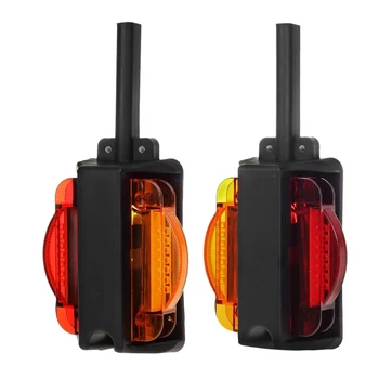 1 Pair 4 inch LED Trailer Fender Light Truck Clearance Marking Light Warning Light Left and Right 
1 Pair 4 inch LED Trailer Fender Light Truck Clearance Marking Light Warning Light Left and Right