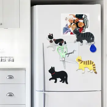 2PCS Cute Magnetic Stickers Cat Shape Storage Hooks Creative Container Space-saving Fridge Pasters Refrigerator Decoration
2PCS Cute Magnetic Stickers Cat Shape Storage Hooks Creative Container Space-saving Fridge Pasters Refrigerator Decoration