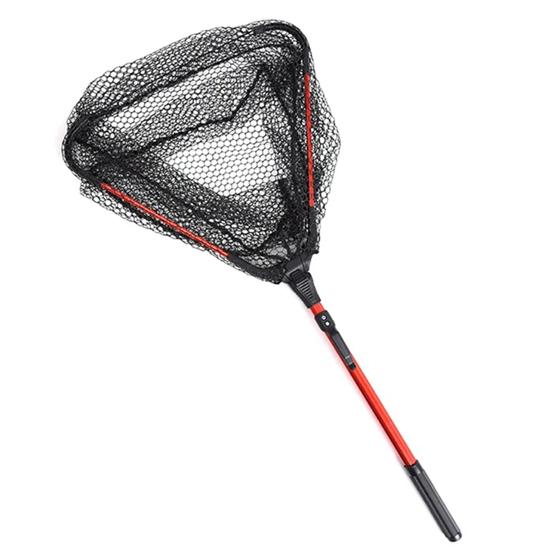80cm Portable Foldable Aluminum Alloy Triangular Ultra-Light Folding Handle Fishing Landing Net Hand Dip Net Fishing Tackle //
80cm Portable Foldable Aluminum Alloy Triangular Ultra-Light Folding Handle Fishing Landing Net Hand Dip Net Fishing Tackle //