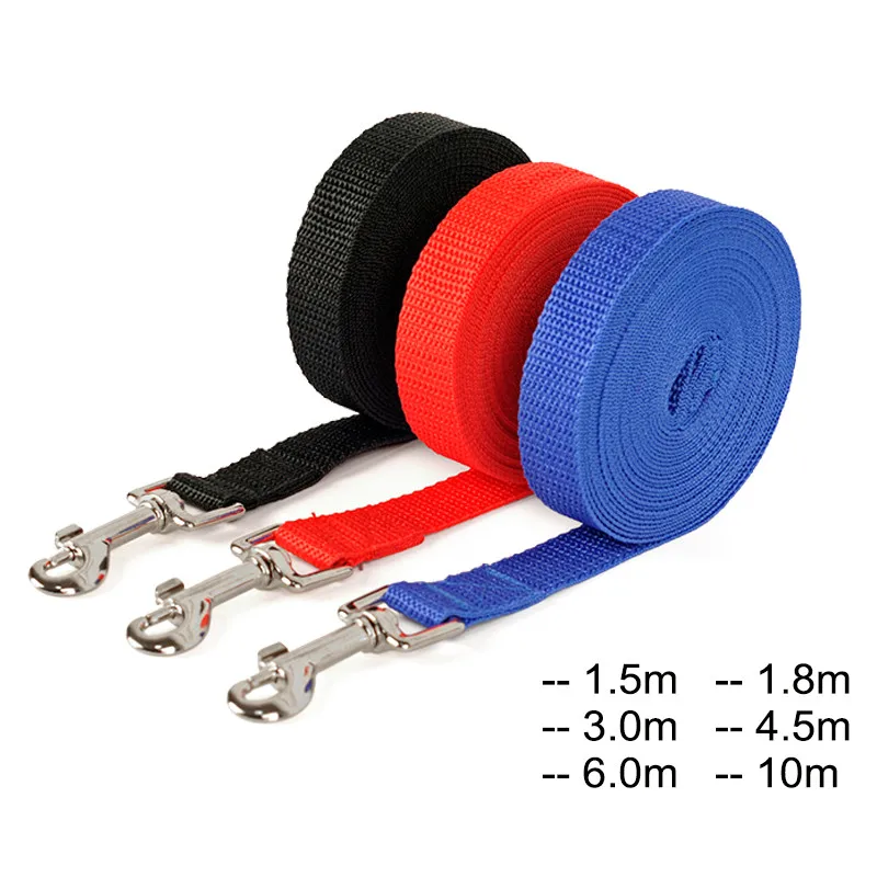 New Nylon Dog Leashes 5 Colors 1.5M 1.8M 3M 4.5M 6M 10M Pet Walking Training Leash Cats Dogs Harness Collar Lead Strap Belt
New Nylon Dog Leashes 5 Colors 1.5M 1.8M 3M 4.5M 6M 10M Pet Walking Training Leash Cats Dogs Harness Collar Lead Strap Belt