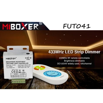 Miboxer FUT041 433MHz LED Strip Dimmer RF Wireless Remote Controller 10A DC12V-24V LED Dimmer RGB Controller For LED Strip Light
Miboxer FUT041 433MHz LED Strip Dimmer RF Wireless Remote Controller 10A DC12V-24V LED Dimmer RGB Controller For LED Strip Light