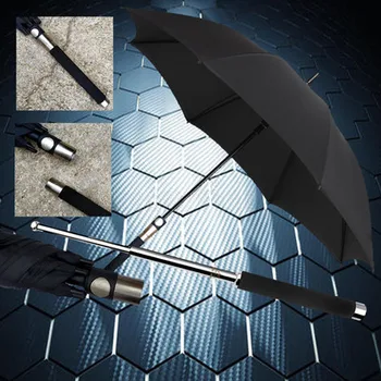 Metal Portable Self-defense Umbrella Outdoor Self-rescue Tool Car Broken Window Multifunctional Long Handle Umbrella 21/26inches
Metal Portable Self-defense Umbrella Outdoor Self-rescue Tool Car Broken Window Multifunctional Long Handle Umbrella 21/26inches