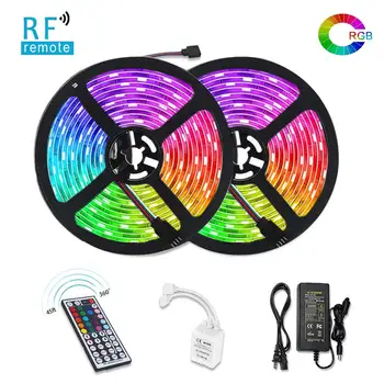 Led Strip Light RGB SMD5050 Flexible Ribbon colorful Stripe 5M/roll 60leds/m tape diode DC 12V+44key Remote Control+ Adapter set
Led Strip Light RGB SMD5050 Flexible Ribbon colorful Stripe 5M/roll 60leds/m tape diode DC 12V+44key Remote Control+ Adapter set