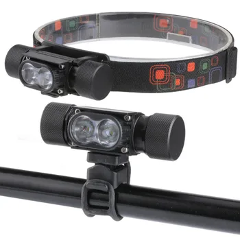 20W 2X XM-L T6 LED Hunting Headlamp 18650 USB Rechargeable Head Torch Light 5Modes Front Bicycle Light Emergency Warning Strobe
20W 2X XM-L T6 LED Hunting Headlamp 18650 USB Rechargeable Head Torch Light 5Modes Front Bicycle Light Emergency Warning Strobe