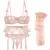 CYHWR Luxury Half Cup Lace Transparent Sexy Lingerie Ultra Thin Solid