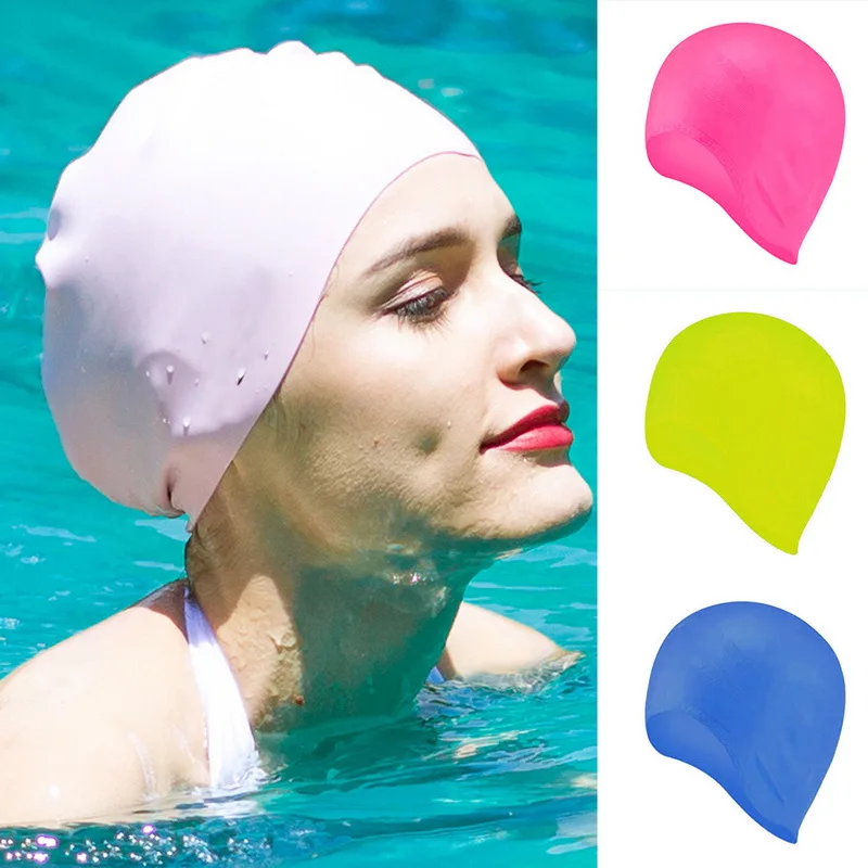 2020 Adults Swimming Caps Men Women Long Hair Waterproof Swim Pool Cap Ear Protect Large Natacion Badmuts Silicone Diving Hat
2020 Adults Swimming Caps Men Women Long Hair Waterproof Swim Pool Cap Ear Protect Large Natacion Badmuts Silicone Diving Hat