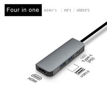 Type-C To HDMI Hub RJ45 USB3.0 TF SD AUDIO PD Multifunctional Adapter for MacBook Pro SP99
Type-C To HDMI Hub RJ45 USB3.0 TF SD AUDIO PD Multifunctional Adapter for MacBook Pro SP99