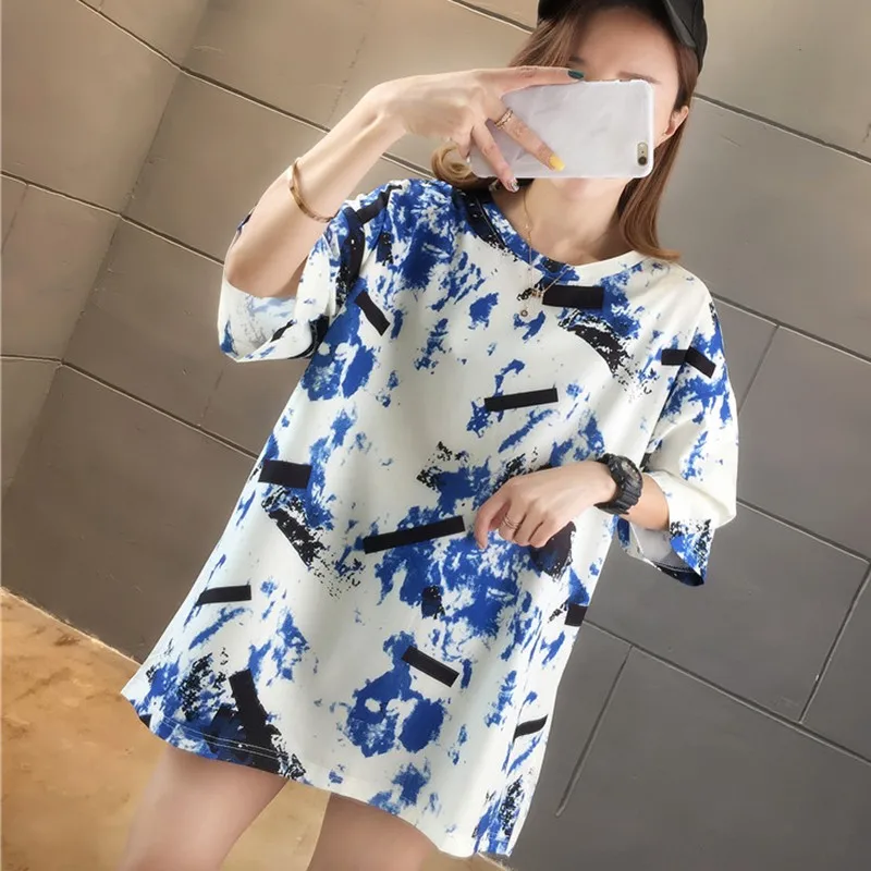 Harajuku Chic Printed Tee Summer O Neck Short Sleeve Tshirt Loose T-Shirt Women Long Tops
Harajuku Chic Printed Tee Summer O Neck Short Sleeve Tshirt Loose T-Shirt Women Long Tops