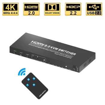 2020 Best 4K@60Hz 4 Port HDMI KVM Switch 4K USB HDMI KVM Switcher 2 Port KVM Switch USB RGB 4:4:4 HDMI USB Switch for PC laptop 
2020 Best 4K@60Hz 4 Port HDMI KVM Switch 4K USB HDMI KVM Switcher 2 Port KVM Switch USB RGB 4:4:4 HDMI USB Switch for PC laptop