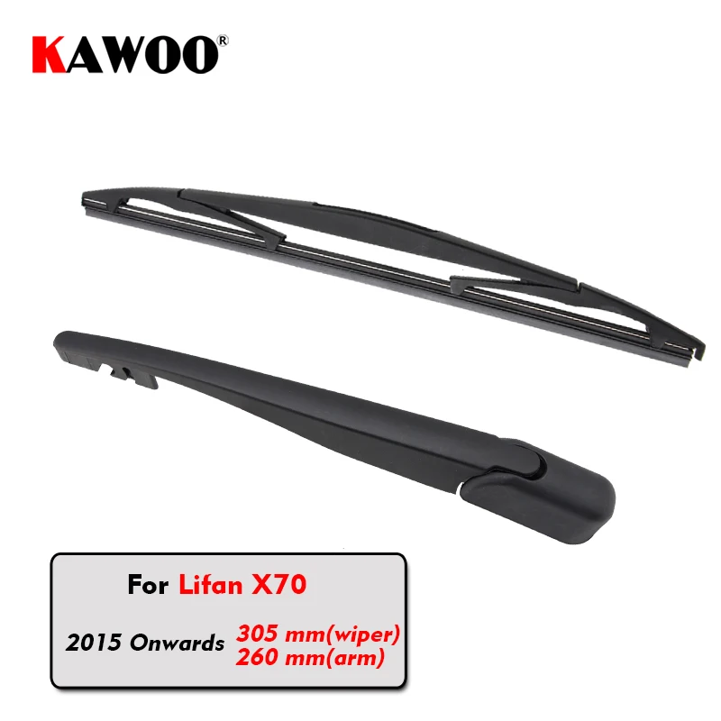 KAWOO Car Rear Wiper Blades Back Window Wipers Arm For Lifan X70 Hatchback (2015 Onwards) 305mm Auto Windscreen Blade Styling
KAWOO Car Rear Wiper Blades Back Window Wipers Arm For Lifan X70 Hatchback (2015 Onwards) 305mm Auto Windscreen Blade Styling