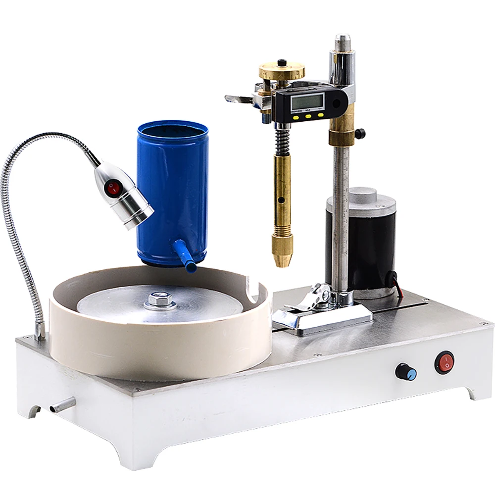 Stainless Steel Lapidary Machine Precision 0-1800Rpm Gemstone Faceting Polishing Machine 120W Jade Processing Equipment
Stainless Steel Lapidary Machine Precision 0-1800Rpm Gemstone Faceting Polishing Machine 120W Jade Processing Equipment