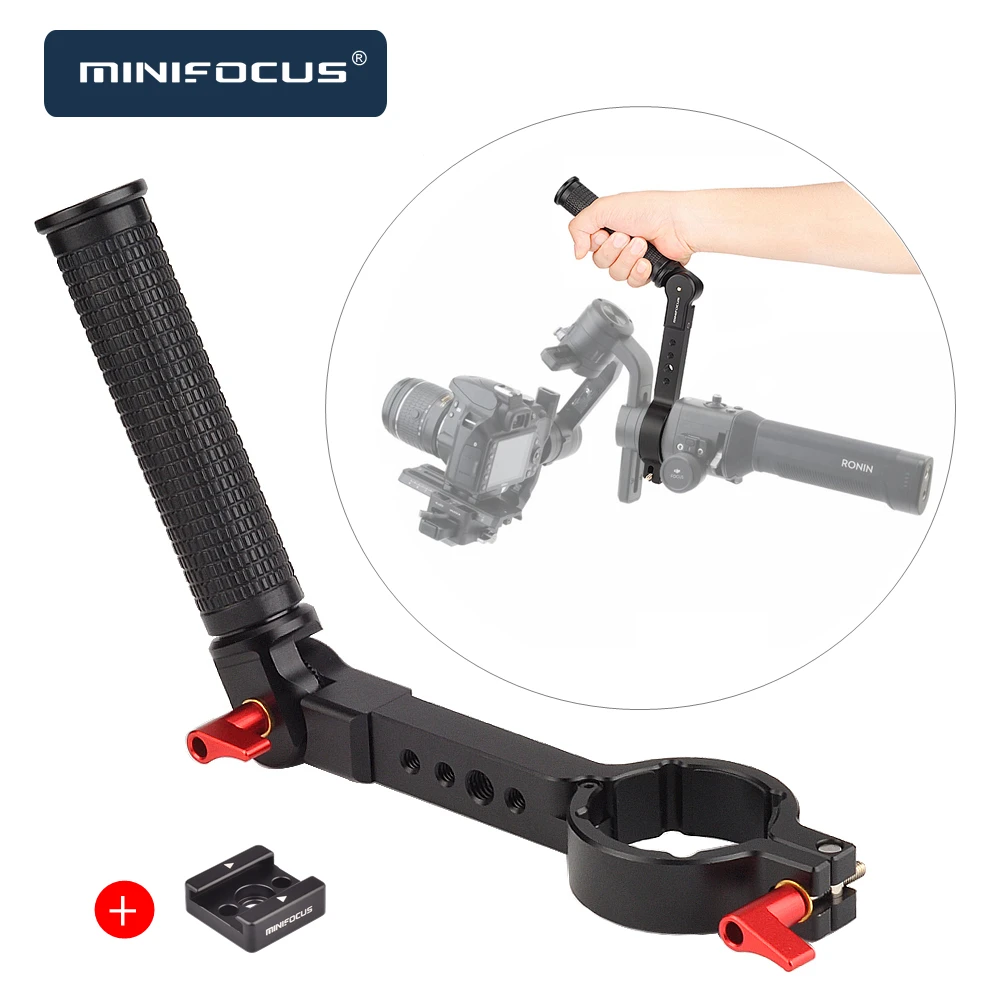 180 Degree Adjustable Handle Hand Sling Grip for DJI Ronin S Gimbal Stabilizer Support Extension Mounting Monitor/Microphone
180 Degree Adjustable Handle Hand Sling Grip for DJI Ronin S Gimbal Stabilizer Support Extension Mounting Monitor/Microphone